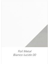 Foil Metal Bianco lucido 00