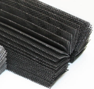 Rete plissè nera + € 0.00 unit