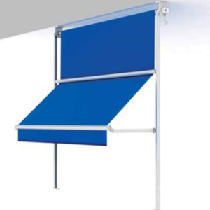 Tenda da sole a caduta Tempotest T4 con guide laterali e braccetti snodati