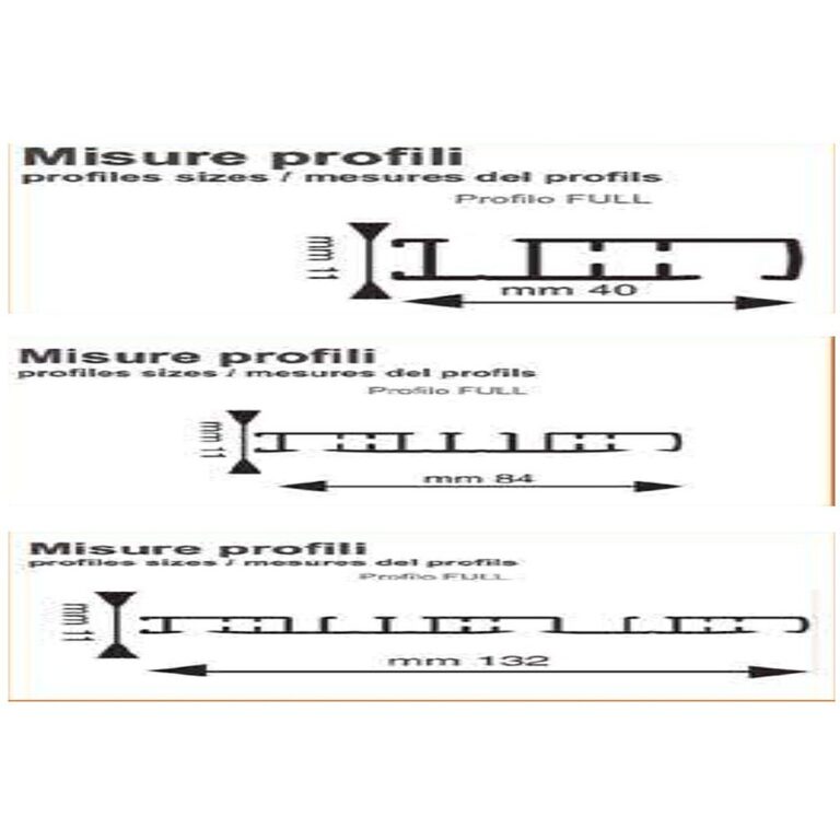 Binario per tende Rilox Full su misura, a vista, a corda o a strappo