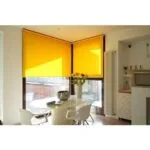 Tenda a rullo filtrante Colortex, colore Giallo traffico 104