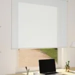 Tenda a rullo filtrante Tago privacy, colore Bianco Ottico 400