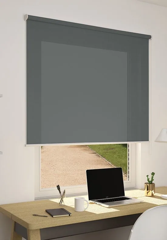 Tenda a rullo filtrante Tago privacy, colore Antracite 417