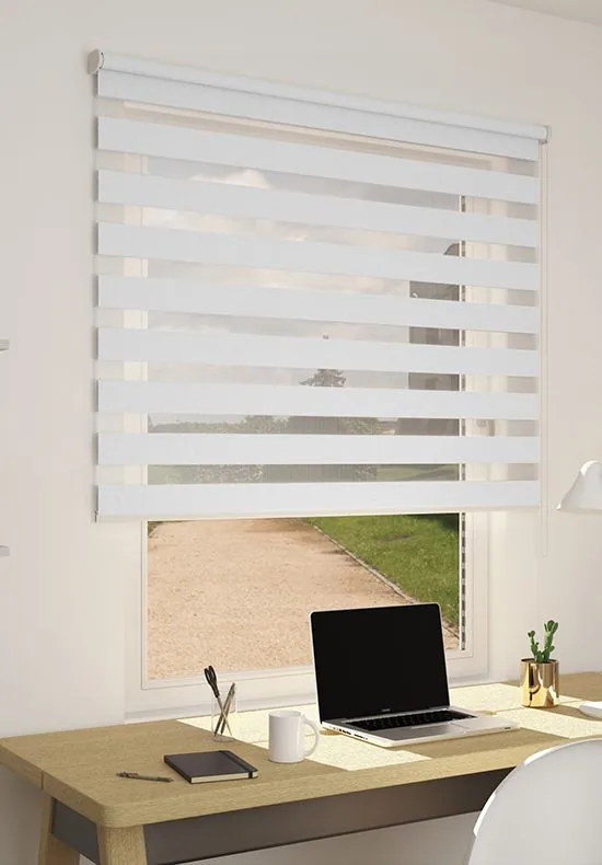 Tenda a rullo Day and Night, colore Bianco 771