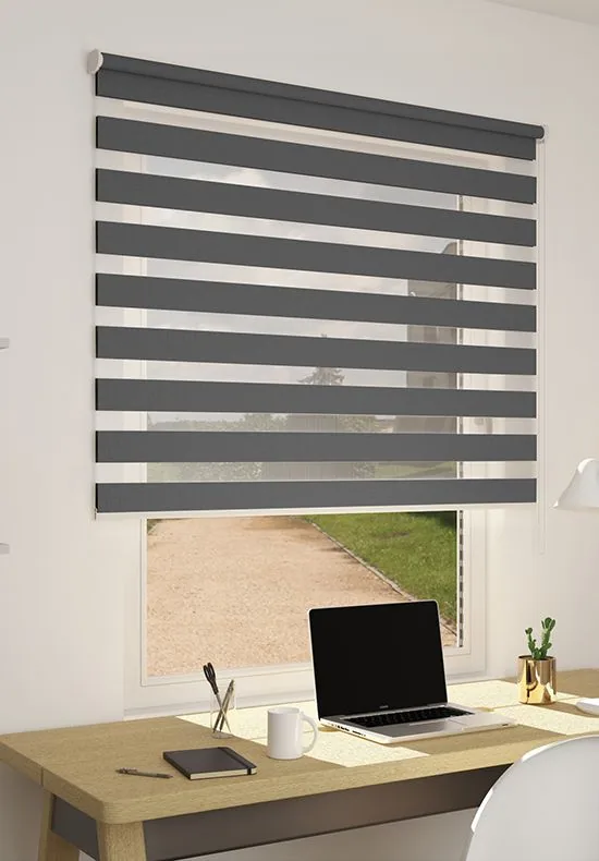 Tenda a rullo Day and Night Deluxe, colore Antracite 817