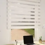 Tenda a rullo Day and Night Deluxe, colore Bianco 800