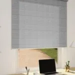 Tenda a rullo filtrante decorativa Stripes, colore Antracite 217