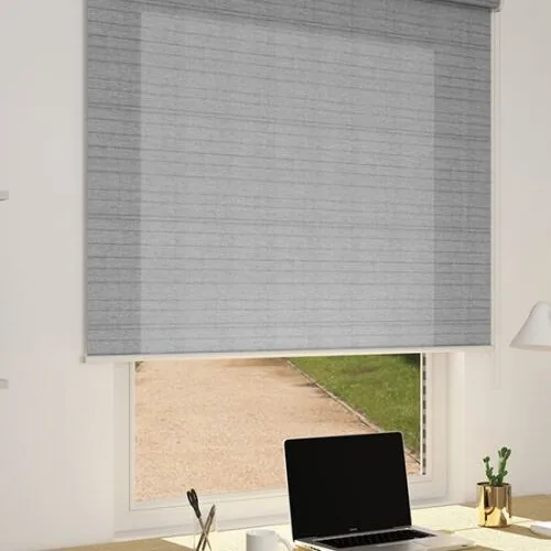 stripes_antracite_217_1 Tenda a rullo filtrante decorativa Stripes, colore Antracite 217