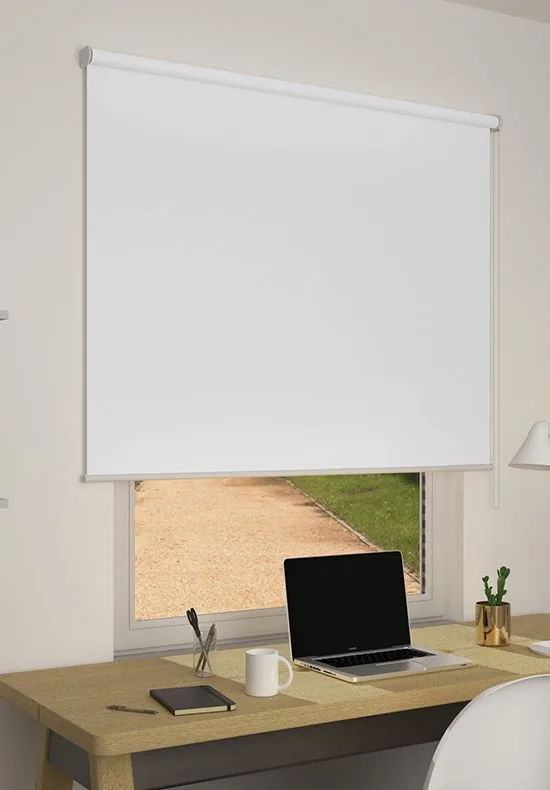 Tenda a rullo oscurante Berlin, colore Bianco ottico 400